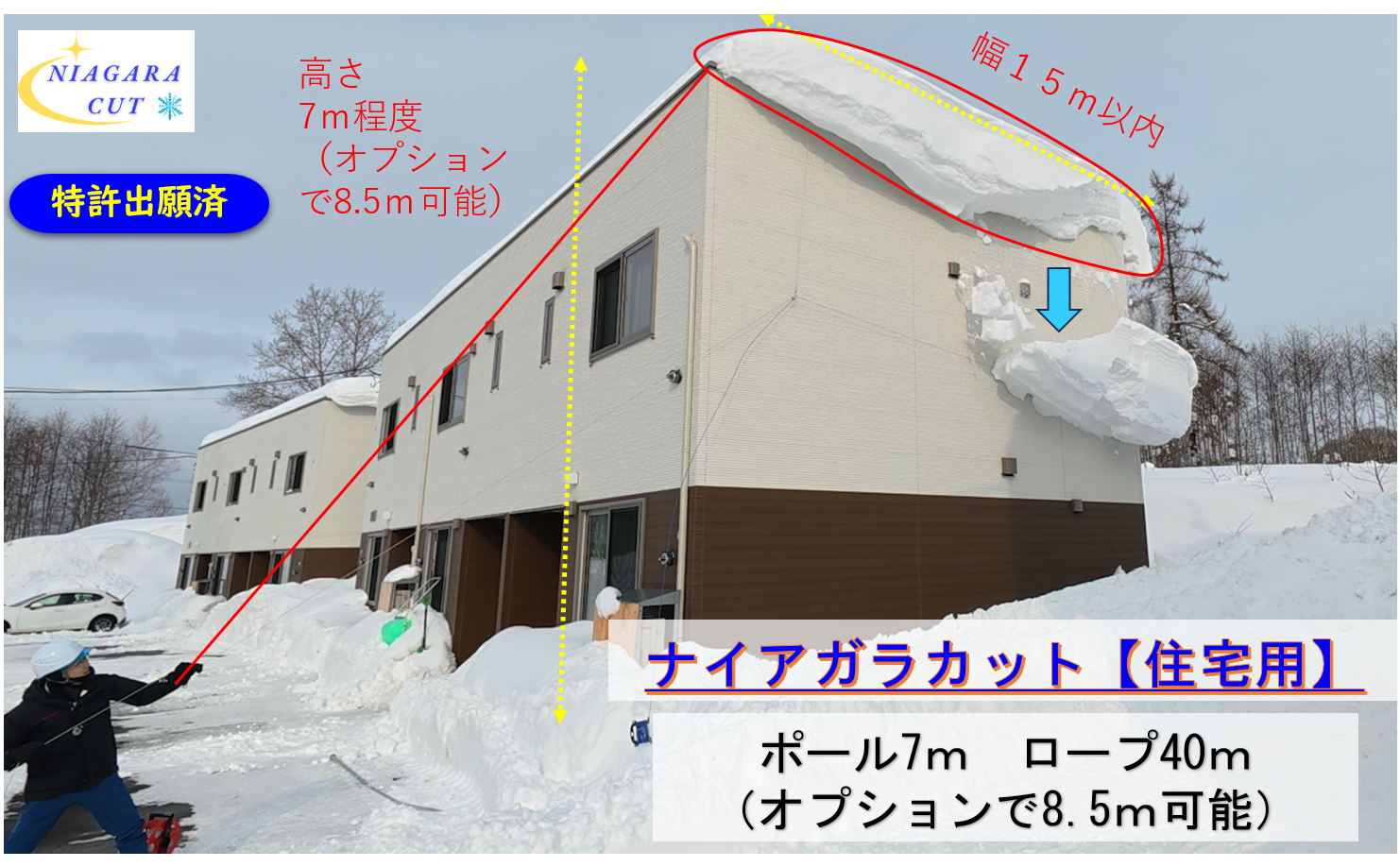 ナイアガラカット住宅用